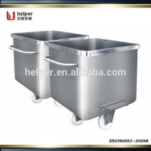 Carrinho de carne de aço inoxidável 200L